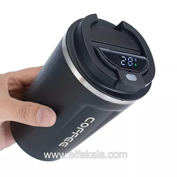 تراول ماگ حرارتی 500 میل مارک coffee (اصلی) صورتی - تصویر 5