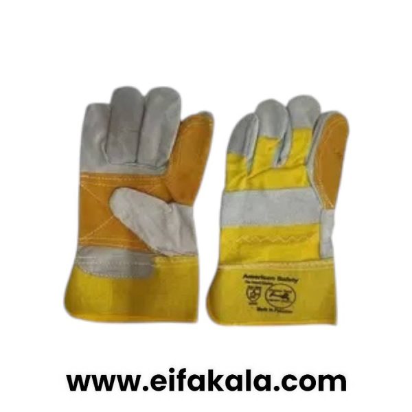 دستکش جوشکاری دوبل امریکن سیفتی (American safety) با استاندارد EN388