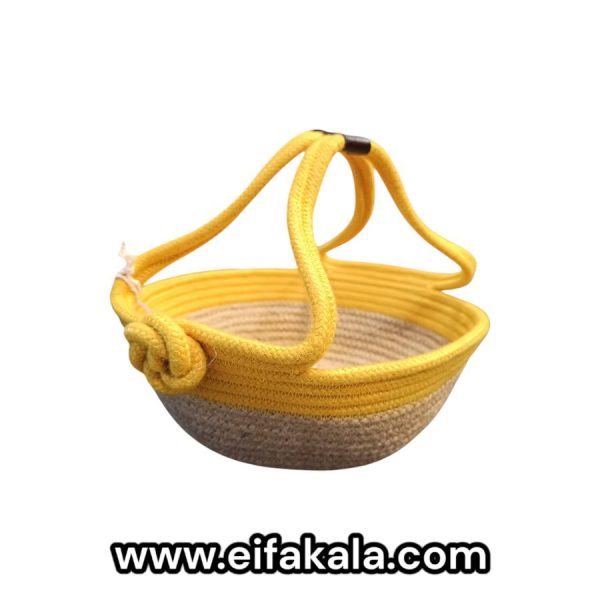 سبد طرح تاج جنس نخ پنبه مدل 102039