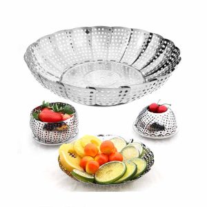 سبد بخار پز استیل تاشو شنگیا shengya مدل E3659