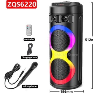 اسپیکر بلوتوثی قابل حمل شارژی مدلZQS6220