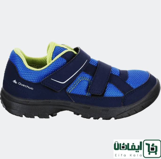 کفش بچگانه کچوا Arpenaz 50 چسبی قرمز و آبی