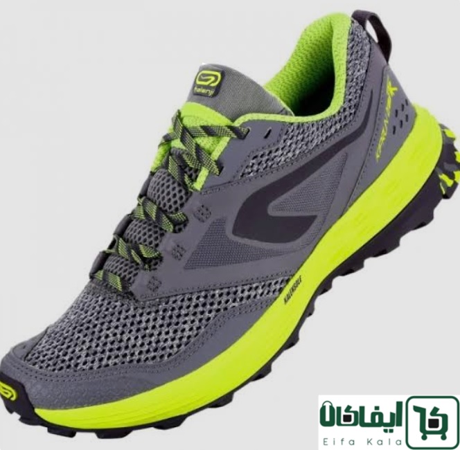 کفش تریل زنانه Kalenji Kiprun Trail TR خاکستری