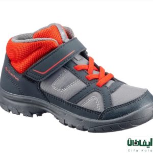 نیم بوت بچگانه کچوا MH100 Mid طوسی قرمز